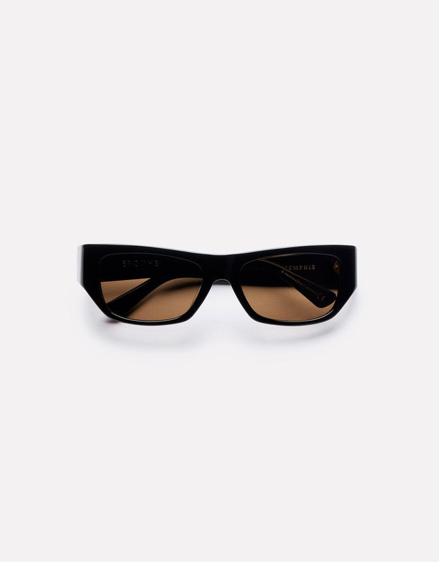 EPOKHE Memphis Sunglasses Black Polished Bronze Polarized