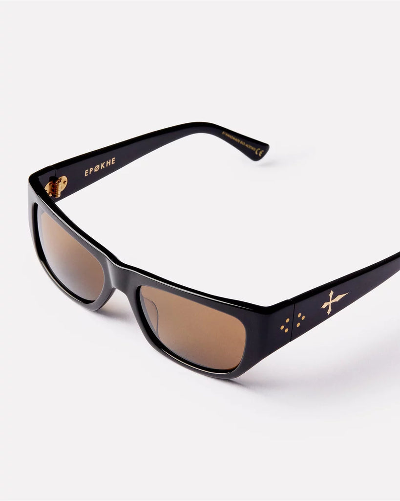 EPOKHE Memphis Sunglasses Black Polished Bronze Polarized
