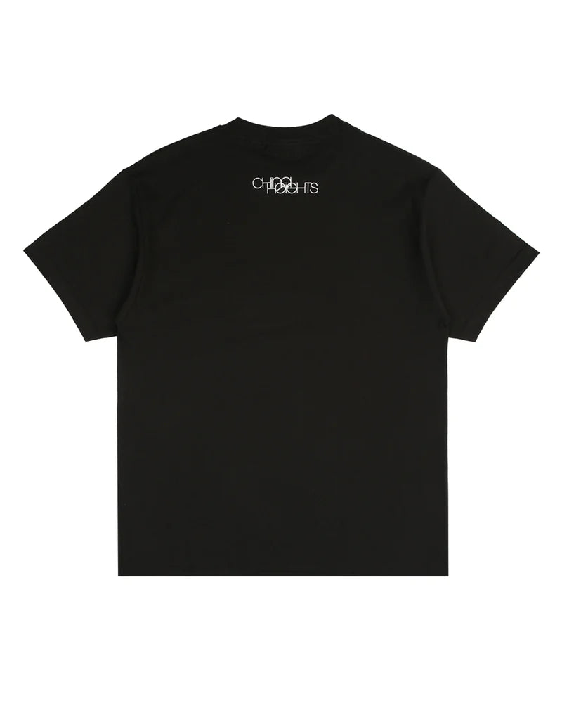 CHINA HEIGHTS Sam Stephenson '3NDLES5' Black T-shirt