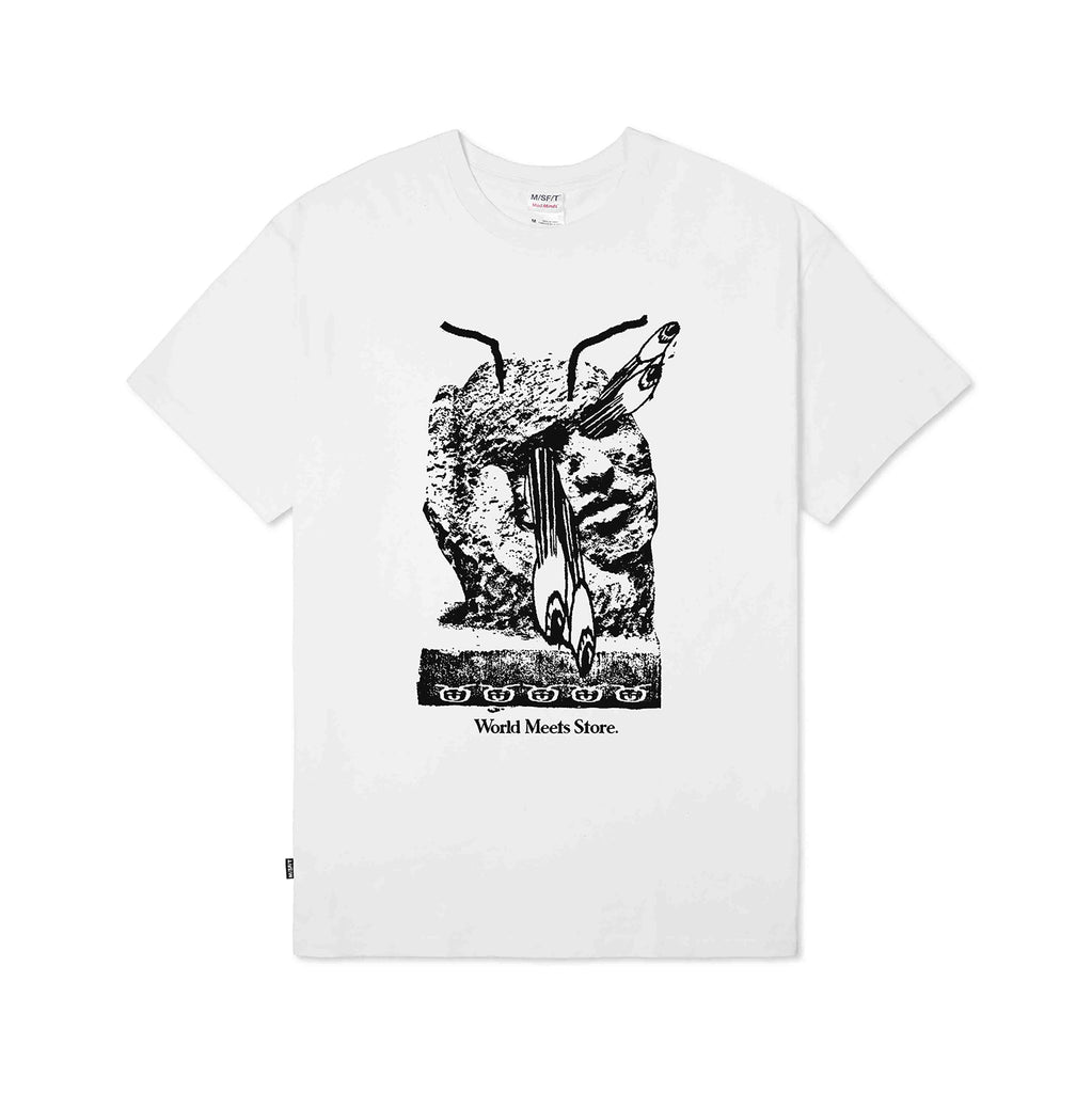 World Meets Stonecutter Tee White