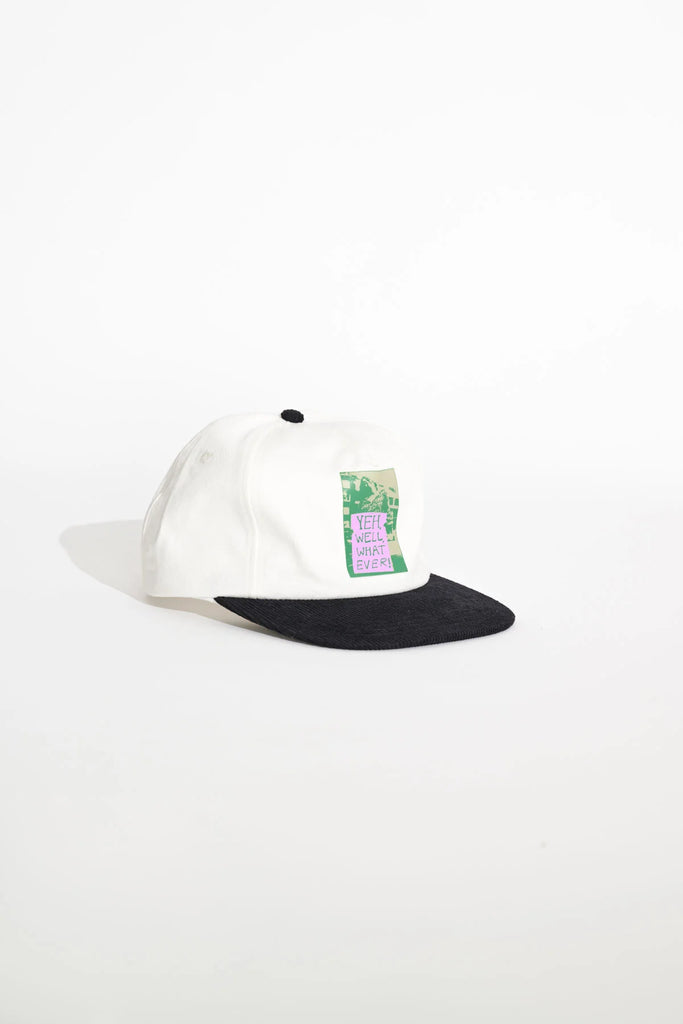 SP23 Misfit Yeah Well What Snapback Thrift White Black