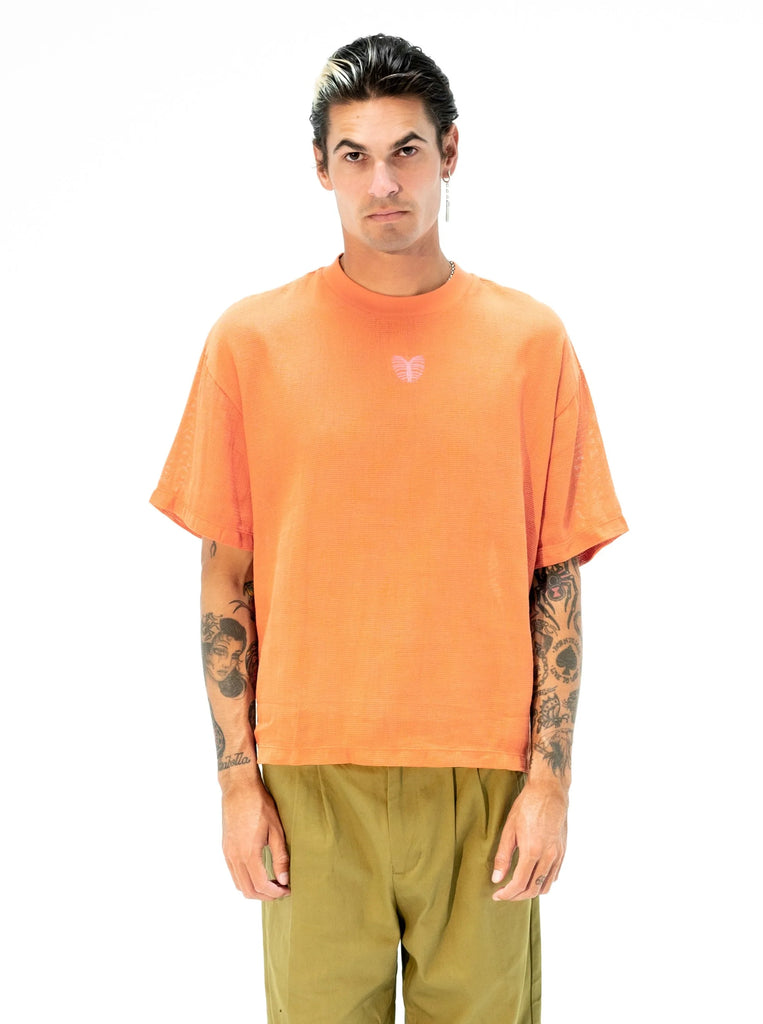 SUM22 WR Mesh Beach Cage Shirt Orange