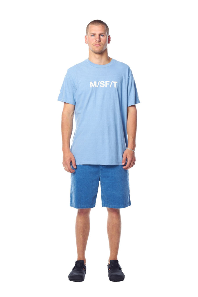 HOL22 Misfit Supercorporate 50 50 Ss Tee Pigment Dusty Blue