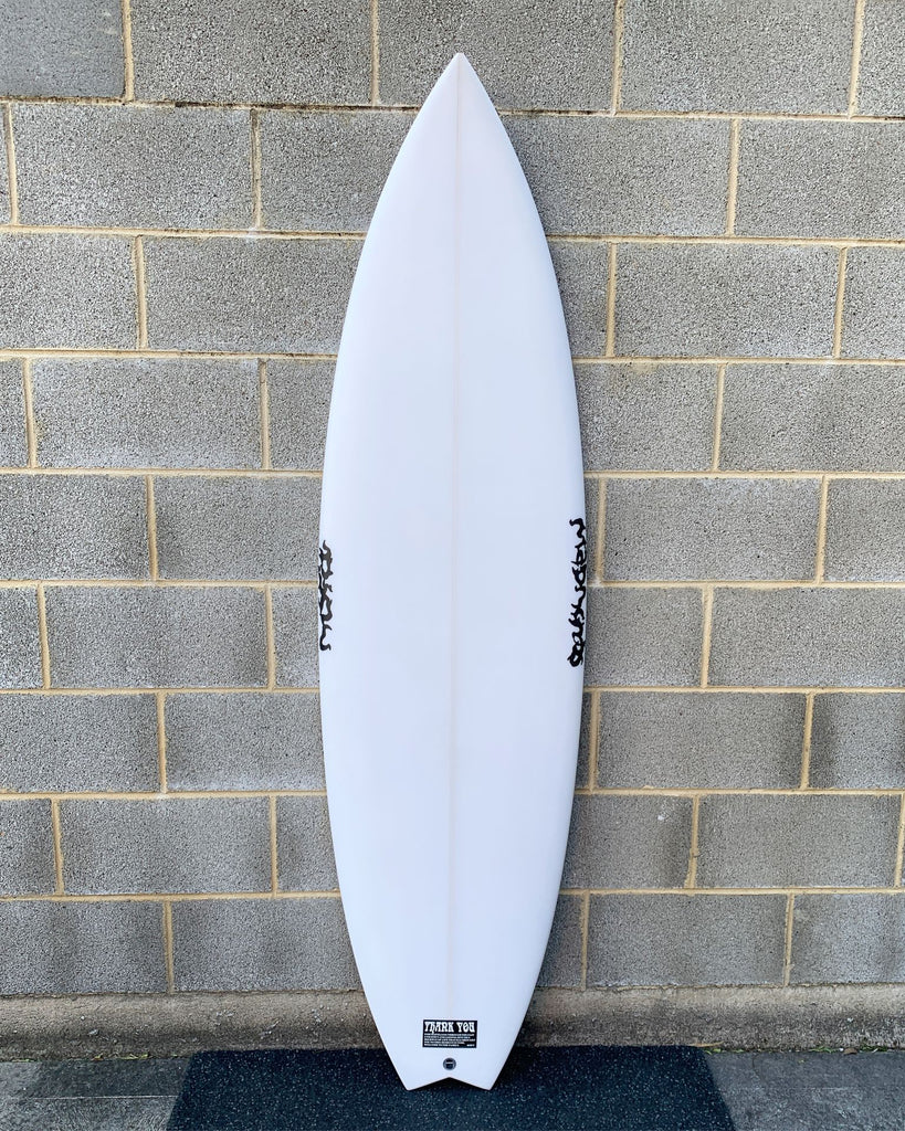 MISFIT SHAPES SURFBOARD 5'11" FUNGZETTI SWALLOW TAIL