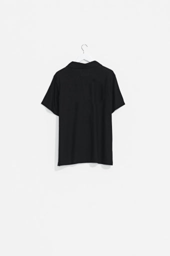 SUM22 Misfit Healthy Treats Linen SS Shirt Black