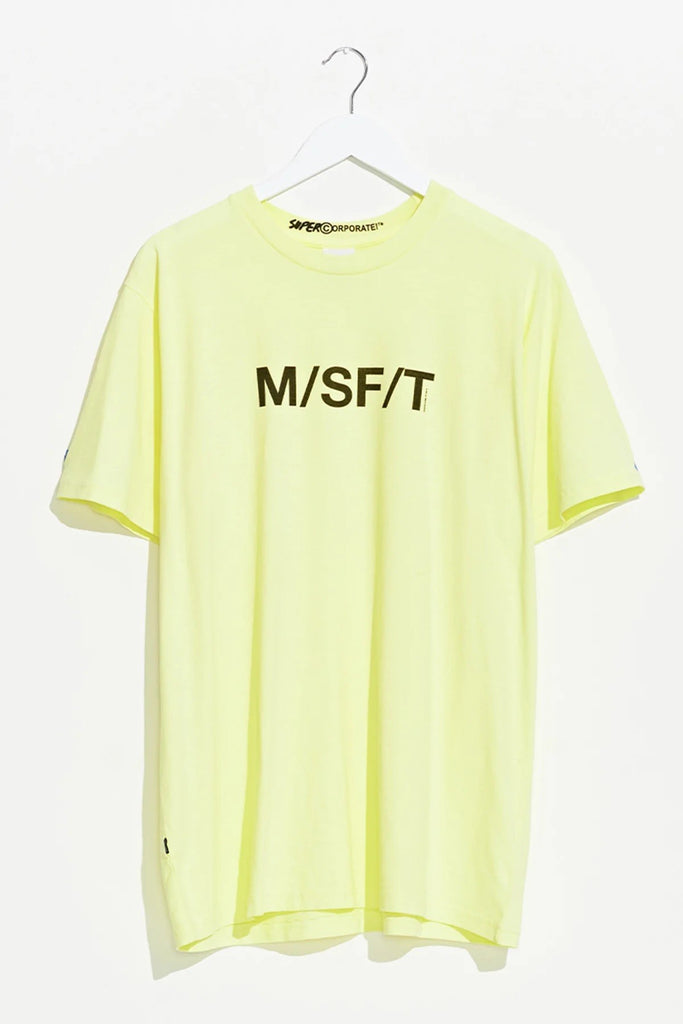 Misfit Supercorporate SS Tee Yellow